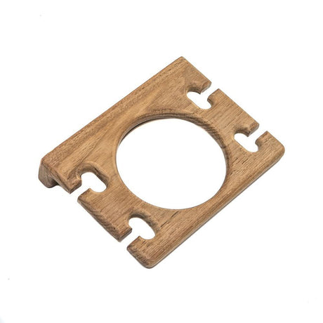 Whitecap Teak Glass & Toothbrush Holder - 62312 - Anchor Express