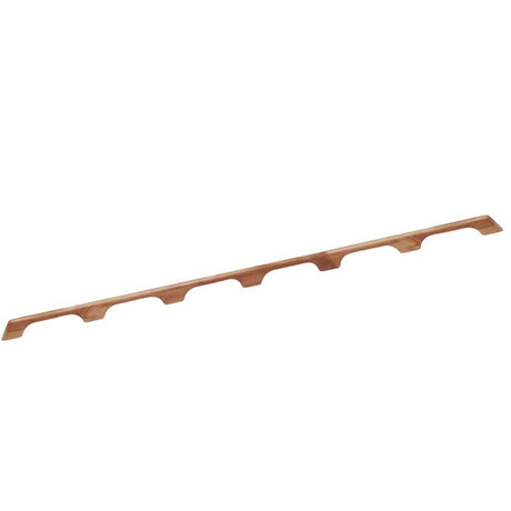 Whitecap Teak Handrail - 6 Loops - 63"L - 60110 - Anchor Express