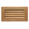Whitecap Teak Louvered Insert - 6 - 3/8" x 11 - 3/16" x 3/4" - 60714 - Anchor Express