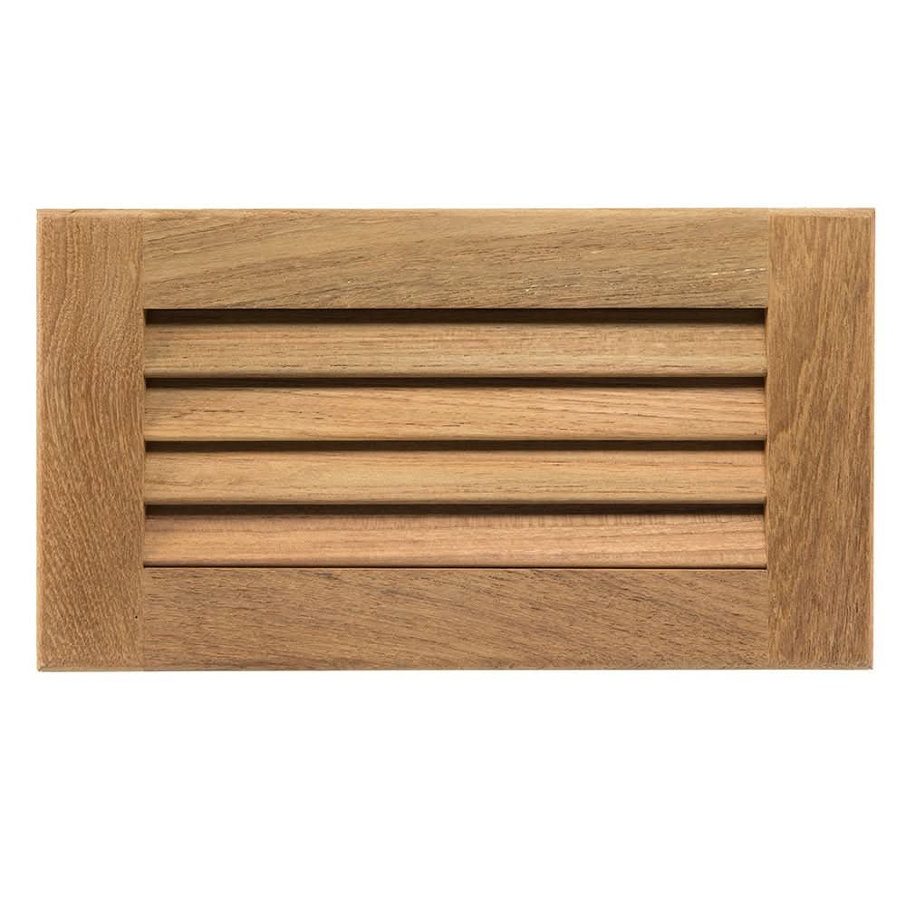 Whitecap Teak Louvered Insert - 6 - 3/8" x 11 - 3/16" x 3/4" - 60714 - Anchor Express