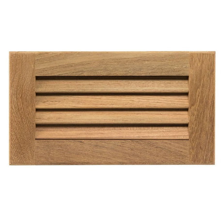 Whitecap Teak Louvered Insert - 6 - 3/8" x 11 - 3/16" x 3/4" - 60714 - Anchor Express