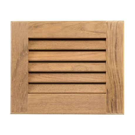 Whitecap Teak Louvered Insert - 7 - 1/2" x 9 - 1/8" x 3/4" - 60712 - Anchor Express