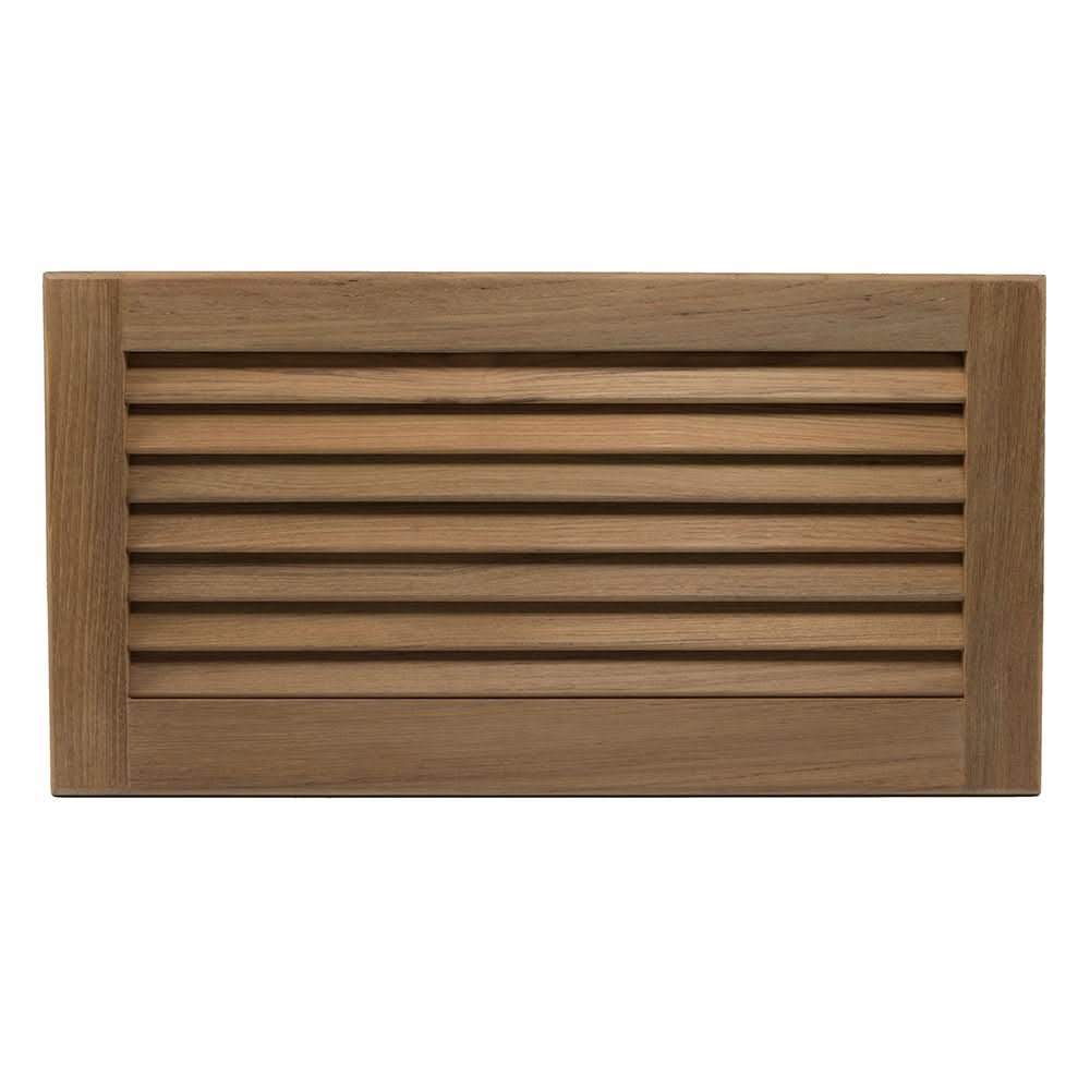 Whitecap Teak Louvered Insert - 9 - 3/8" x 18" x 3/4" - 60716 - Anchor Express