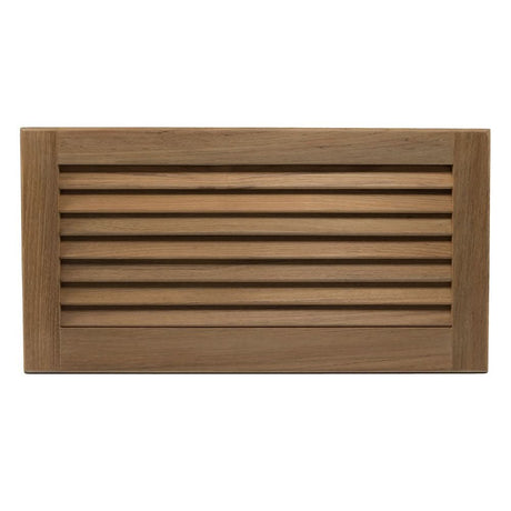 Whitecap Teak Louvered Insert - 9 - 3/8" x 18" x 3/4" - 60716 - Anchor Express