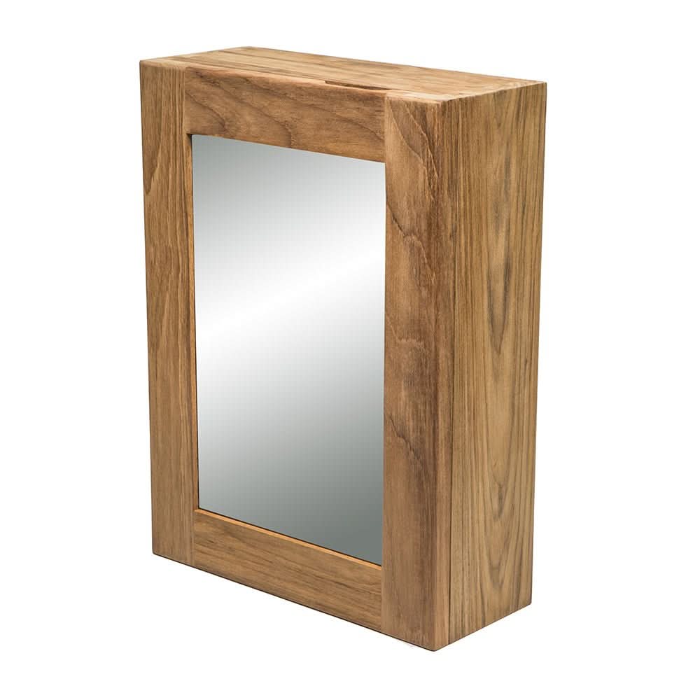 Whitecap Teak Medicine Chest with Mirror - 62354 - Anchor Express