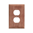 Whitecap Teak Outlet Cover/Receptacle Plate - 2 Pack - 60170 - Anchor Express