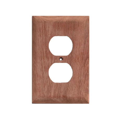 Whitecap Teak Outlet Cover/Receptacle Plate - 2 Pack - 60170 - Anchor Express