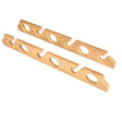 Whitecap Teak Six - Rod Storage Rack - Pair - 60614 - Anchor Express