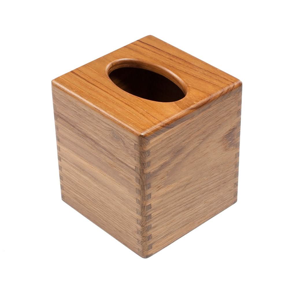 Whitecap Teak Tissue Box Holder - 62344 - Anchor Express
