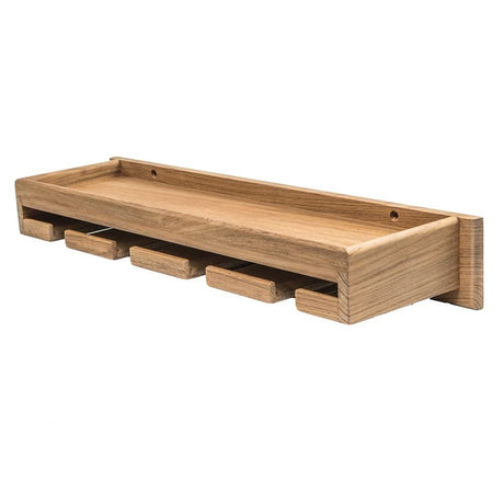 Whitecap Teak Wineglass Rack with Shelf - 62426 - Anchor Express