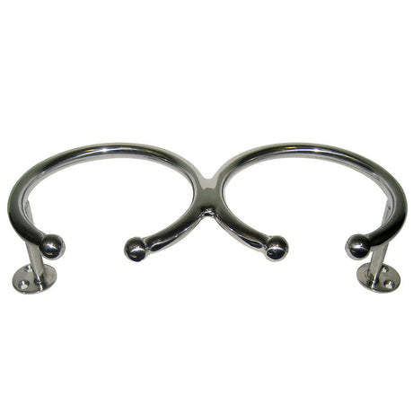 Whitecap Top Mount Ring SS Cup Holder - 2 - Drink - Base Mount - S - 3517 - Anchor Express