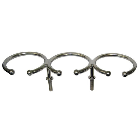 Whitecap Top Mount Ring SS Cup Holder - 3 - Drink - Stud Mount - S - 3514 - Anchor Express